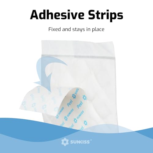 Image of SUNKISS Trustplus Booster Pads 15 inch x 4 inch, Extra Absorbency for Adult Incontinence Diapers /Underwears, Odor Control, 26 Count (Pack of 2)