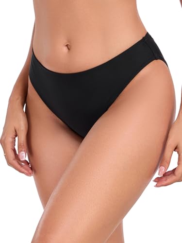 Ocean Blues Women's Low Waisted Bikini Bottom Full Coverage Swim Bottom4