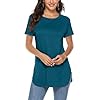Newchoice Women's Casual Batwing Long Sleeve T Shirt Round Neck Basic Loose Tunic Tops