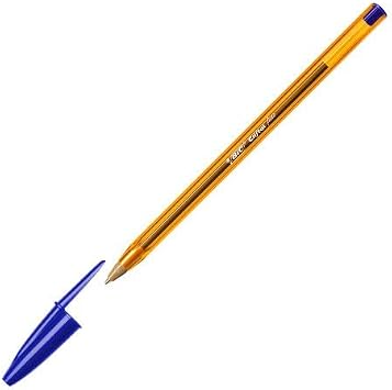 BIC Cristal Fine fine ballpoint pen, Blue, 50 per Pack
