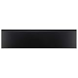 'SomerTile Battiscopa Matte Black 3-1/4' x 12-3/8' Ceramic Wall Trim Tile (25 tiles/25.78 Linear...