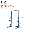Cap Barbell FM-8000F Deluxe Power Rack Color Series