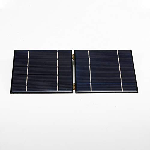 Loijon Carregador solar portátil 7W / 5V com porta USB Painel solar dobrável Camping Caminhadas Viag