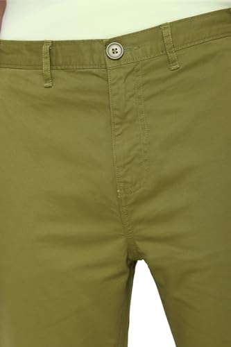 Image of FOREVER 21 Mens Solid Regular Fit Pants
