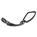Zerone 360 Degree Adjustable Rear Mirror, Easy Install &, Reflect Light for Safe Cycling with 21-26mm Handlebars, Plastic + Resin, Black (Left Rearview Mirror (HF-MR080L))