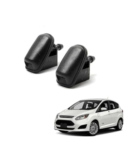 Buses Lave-Glace Pour Ford C-Max Cmax 2 2011-2023 Essuie-glace Pièces/lot Buse Lave-glace D'essuie-glace Avant 1708797 Spray Capot D'eau Pare-Brise Gicleur