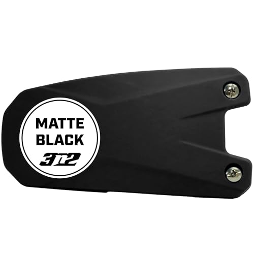 3N2 Jaw Guard C-Flap – High-Impact Plastic, Soft Foam Padding, Ambidextrous Design – Matte, Black (One Size)