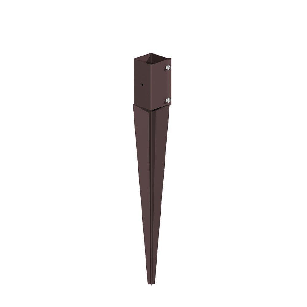 Fencemate Brown Swift Clamp Drive In Post Support - 90Mm X 90Mm X 600Mm - Epoxy