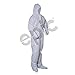 Epic 206893-4XL Coveralls, White SMS, H&B, EW, EB, 4XL 25/case