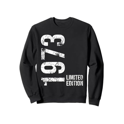 50 cumpleaños 50 años hombre mujer retro vintage 1973 regalo Sudadera