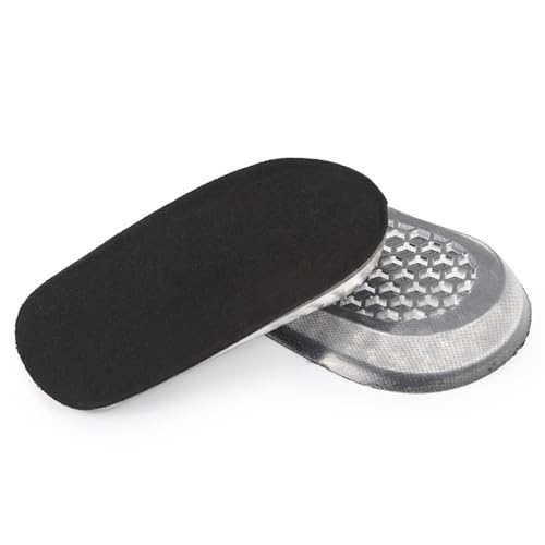 1 paire de Semelles de Talon d'augmentation la Hauteur en Gel, Talonnette Grandissante Invisibles pour Homme et Femme Absorption des Chocs Hauteur 1.5cm