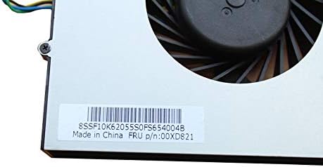 Z-one Fan Replacement for Lenovo All in One 510-22ASR 510-23ASR 520-22IKU 520-22IKL 00XD821 CPU Cooling Fan EF90150SX-C030-S9A 4-Wire 4-pins
