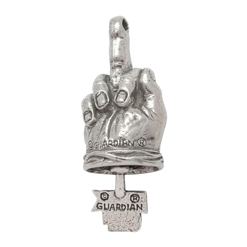 Image of Guardian Bell Good Luck Bell w /Keyring & Black Velvet Gift Bag | Motorcycle Bell | Lead-Free Pewter | Made in USA