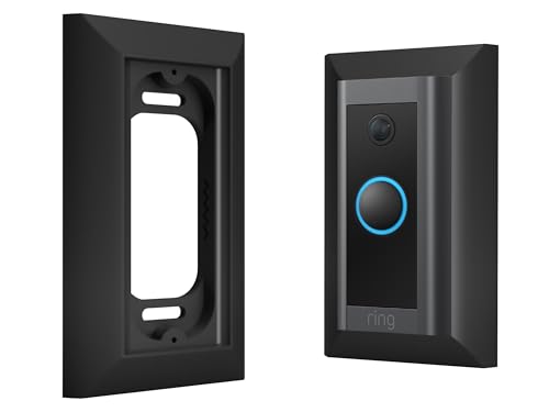 Ring Video Doorbell Wired Wall Plate - Black