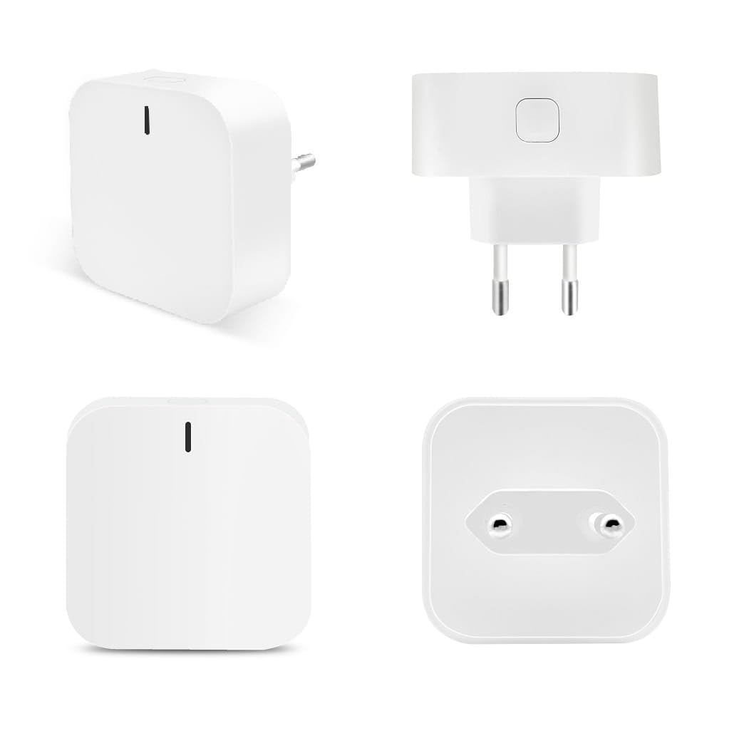 Automat-on Set für Fußbodenheizung mit 5X Zigbee Temperatur und Luftfeuchtigkeitsmesser 5X Stellantrieb Fussbodenheizung 230V Controller und Zigbee Gateway 3.0 Kompatibel mit Alexa Google Home