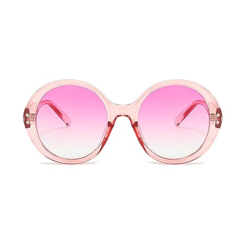 laureles Oversized Round Sunglasses for Women Men Fashion Oval Colorful Sun Glasses Gradient Punk Sunshade Goggle