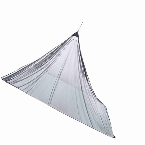 ZASCHMOY Mosquitera para Acampar, Red Triangular para Insectos Al Aire Libre con Bolsa de Transporte para un Uso, Tienda de Campaña de Malla Ligera y Transpirable para Acampar y