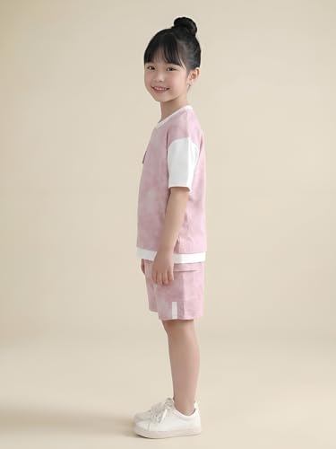 Image of POLKA TOTS 100% Pure Cotton T-Shirt and Shorts Combo For Boys | Summer Dress & Beach Wear for Boys and Toddlers | Breathable Premium Fabric Co-Ord Set Kids | Relaxed Fit Casual Summer Outfit for Kids