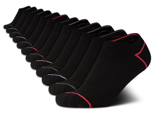Image of Avia Womens No Show Socks - 12 Pack Soft Stretch Moisture Wicking Athletic Low Cut Socks for Women (Size 4-9, Extended: 9-12)