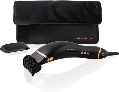 Rowenta Air Motion - Secador alisador de pelo con efecto Coanda, diseño ergonómico y ligero, motor de alta velocidad, aire frío, incluye neceser, CF8C20E0