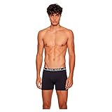 BOSS Herren Boxer Brief 3P CO/EL Dreier-Pack eng anliegende Boxershorts aus Stretch-Baumwolle