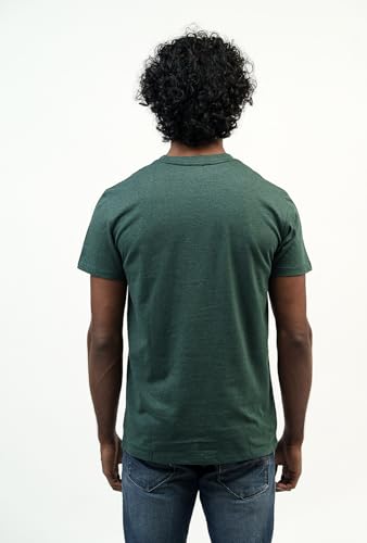 Image of Crew Neck Cotton Tshirt for Men Stylish and Comfortable Men Tshirt Breathable Solid t-Shirts Casual Formal Gym Fashion Essentials Versatile Full Sleeve Polo Trendy wardrobes Outfits