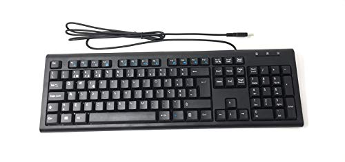 Solidtek KB-PORTUGUESEBLACK-SOLIDTEK Bilingual Portuguese English Black Usb Wired Computer Keyboard cover