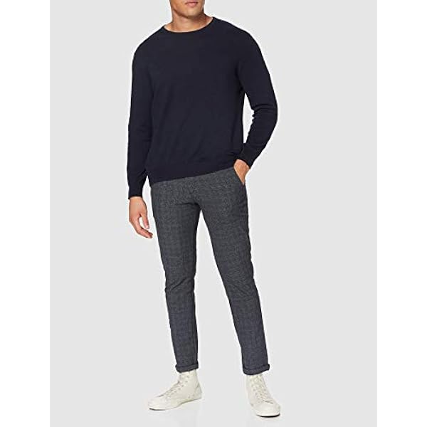 JACK & JONES Jjimarco Jjstuart Akm 1048 Black Noos, Pantaloni Uomo