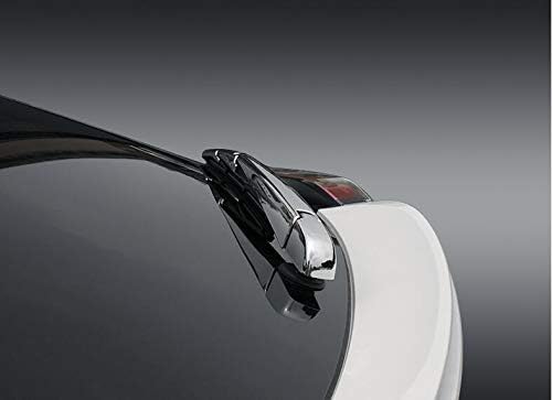 Car Chrome Rear Window rain Wiper Blade Cover Trim Compatible for Toyota CHR C-HR 2017 2018 2019 2020 2021 2022 2023 Silver
