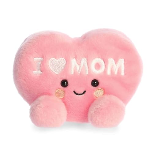 Aurora Adorable Palm Pals I Love Mom Heart Stuffed Animal - Fun Collectible Plush For Mothers - A...