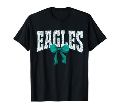 Eagles Floral Toile Green Coquette Bow Girls Womens Kids T-Shirt