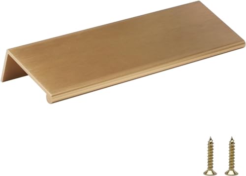 Image of Rergy 30 Pack 3-3 /4 inch Cabinet Pulls Champagne Bronze Finger Pulls