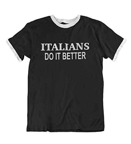 Photo de Italians Do It Better - As Seen on Madonna Womens Band Organic Cotton T-Shirt
