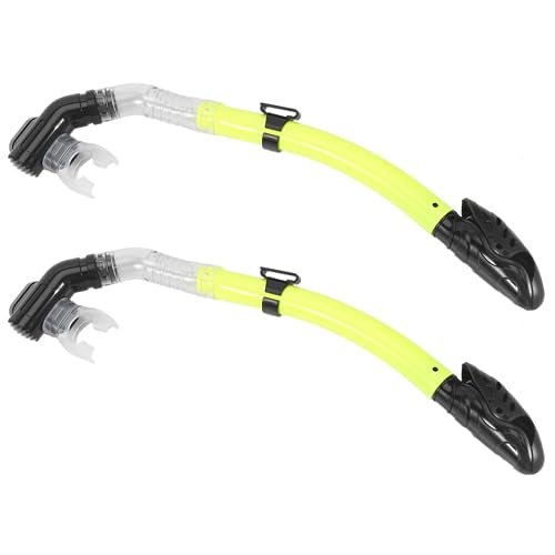 Il morbido bocchino ti dà sensazioni comode. La asciugatura impedisce all'acqua di entrare nello snorkel, anche è immersa. pernisce un rilascio rapido da occhiali o .