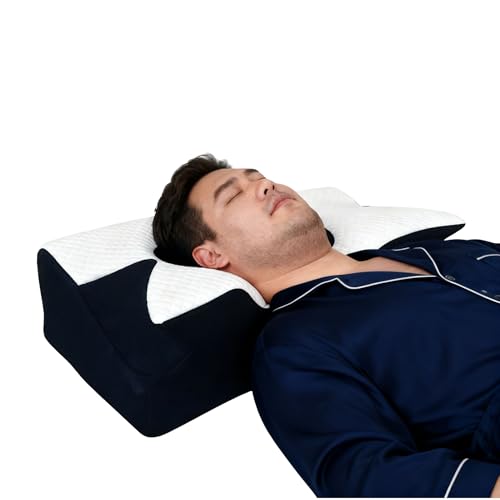 Cervical Neck Pillow for Bigger Body (Black, Standard)