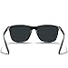 MERRY'S Unisex Polarized Aluminum Sunglasses Vintage Sun Glasses For Men/Women S8286 (Black, 56)