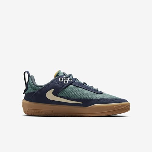 Nike SB Day One Big Kids' Skate Shoes (FN4210-401, Thunder Blue/Vintage Green/Gum Light Brown) Size 53