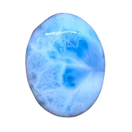 Larimar naturel en cabochon pour créer votre propre bague d'été