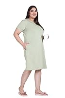In Love Plus Size Chemise for Women Lemon Green