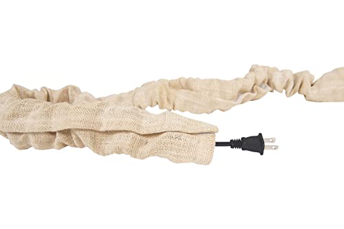 Creative Co-Op 6' Long Chandelier Cord Cover, Natural Cotton #TOP2