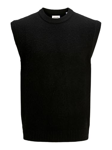 JACK & JONES Jjesoho Ollie - Gilet da Uomo, in Maglia, Nero, S, Nero, S