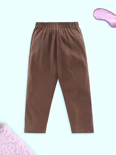 Image of KiddoPanti Boys Solid Pyjama Pant | 100% Soft Cotton Single Jersey | Comfortable Fit with Elastic Waistband & Single Front Pocket | Kids Track Pant