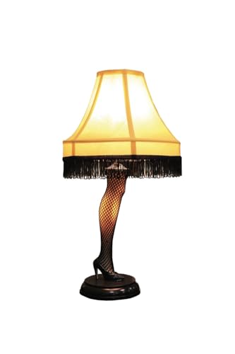 Holidays Christmas Storys Famous Leg Lamp with Fringed Shade ~ 20 High X 10 Diameter