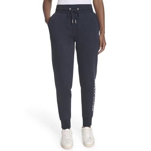 Tommy Hilfiger Women's Jogger Pants, Sky Captain, M