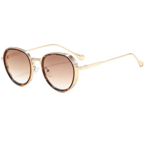 Lunettes de soleil rétro à monture intégrale pour homme et femme style urbain