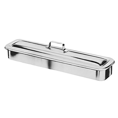 Graham-Field 3254 Grafco Instrument Catheter Tray with Strap Handle, Stainless Steel, 8-1/2" x 3" x 1-1/2"