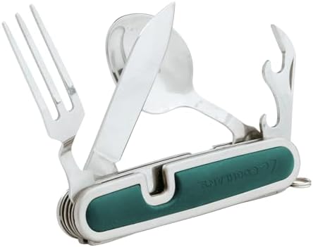 Coghlan's Folding Cutlery Set – Lightweight Stainless Steel Knife, Fork, and Spoon for Camping, Backpacking, Travel, and Outdoor Dining – Compact and Portable Utensils