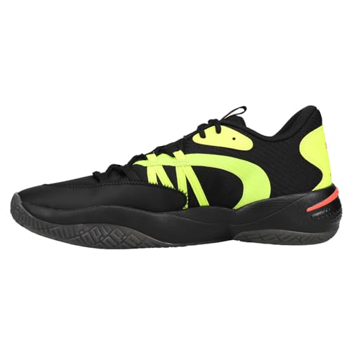 PUMA Mens Court Rider 2.0 Glow Stick Basketball Sneakers Shoes - Black - Size 10 M