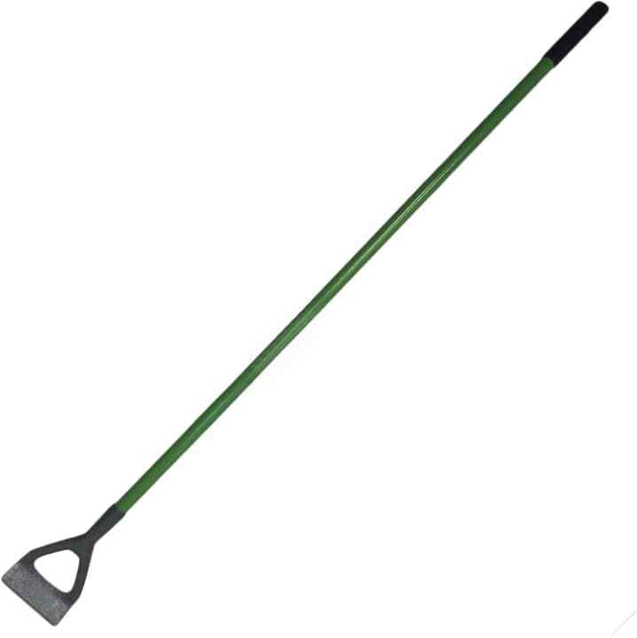 Unibos Dutch Hoe Garden Tool 140cm Long Handle, Push Pull Weeding Hoe with Sharp Steel Blade for Upright Weed Removal, Ideal for Flower Beds, Vegetable Patches Borders and Allotments with 2 Part