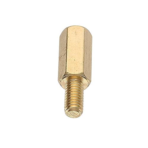 EsportsMJJ M3Bh3 100Pcs M3 10Mm + 6Mm Macho-Hembra Separadores Hexagonales De Latón Soporte Espaciador Pilar Para Pcb Board